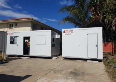 prefab security units in use